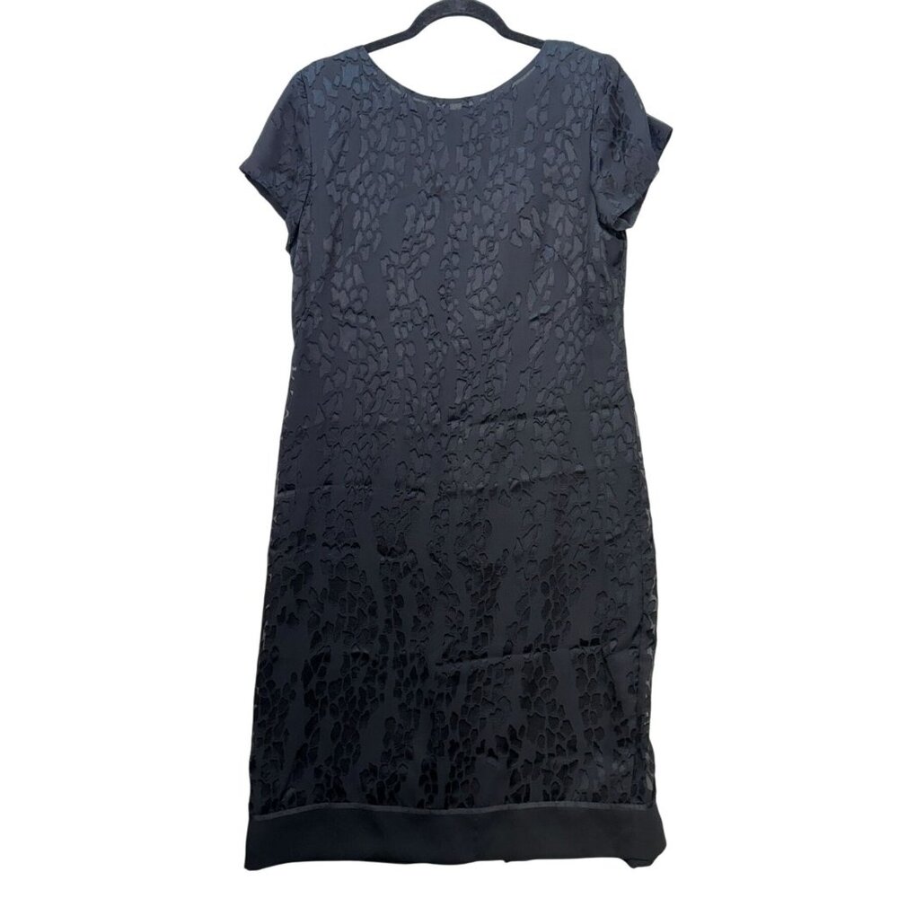 F&I Collection Womens Formal Wear Animal Print Dress Size 12 Black Australian Ma